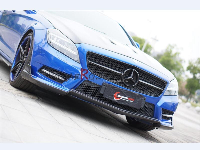 MERCEDES-BENZ C218 CLS-CLASS CLS300 RT RENNTECH STYLE FRONT LIP 3PCS