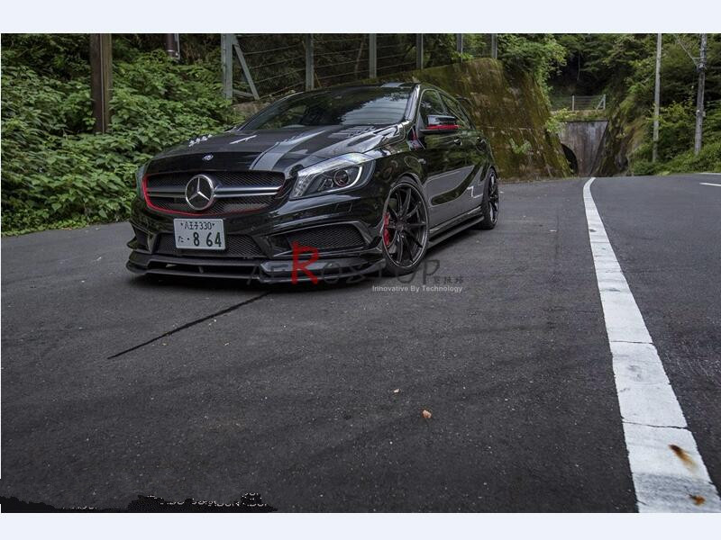 W176 A250 A45 VARIS VRS FRONT SPLITTER (UPPER)