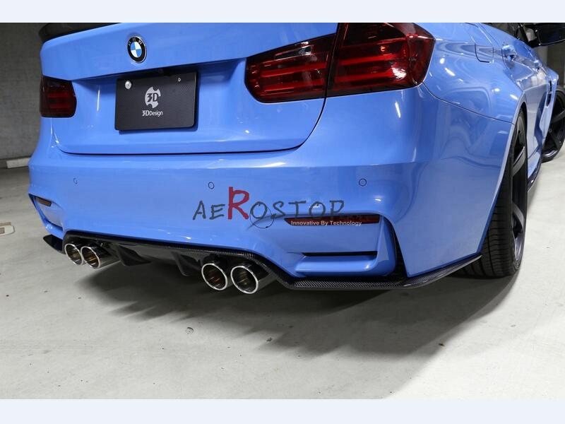 BMW F8X F80 F82 M3 M4 3D DESIGN STYLE REAR DIFFUSER