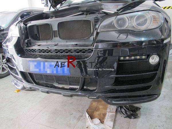BMW E71 X6 HAMANN STYLE FRONT BUMPER WITH LED LAMPS(NON-WIDE)