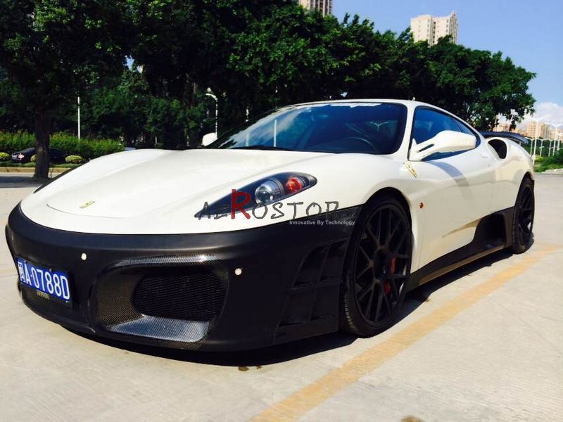 F430 ASI STYLE FRONT BUMPER WITH SPLITTER