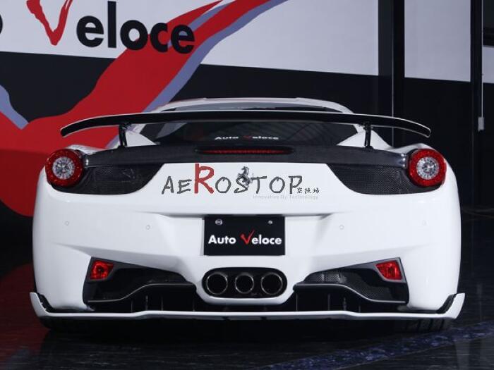 F458 AUTO VELOCE STYLE REAR DIFFUSER