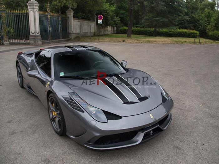 F458 SPECIALE STYLE HOOD