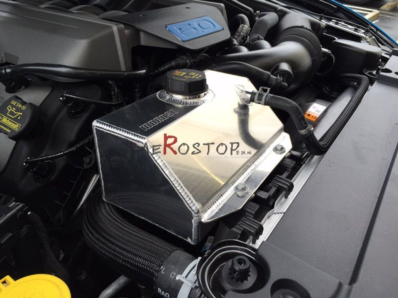 2015+ MUSTANG BZM STYLE COOLANT EXPANSION TANK WITH CAP