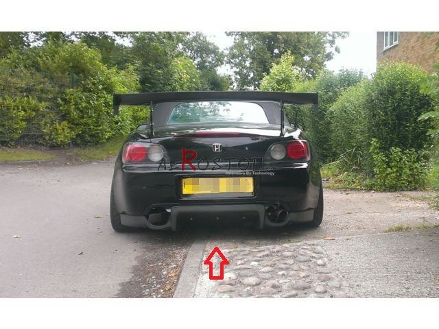 S2000 AP1 JS RACING STYLE REAR DIFFUSER WITH METAL FITTING KITS