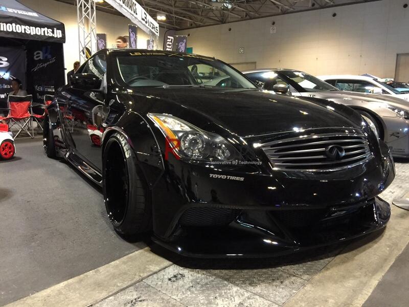 G35 G37 V36 SKYLINE AK/LB STYLE FRONT BUMPER WITH DIFFUSER & ROD