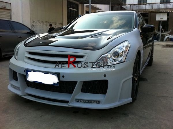 2010-2012 G25 G37 E-STYLE FRONT BUMPER