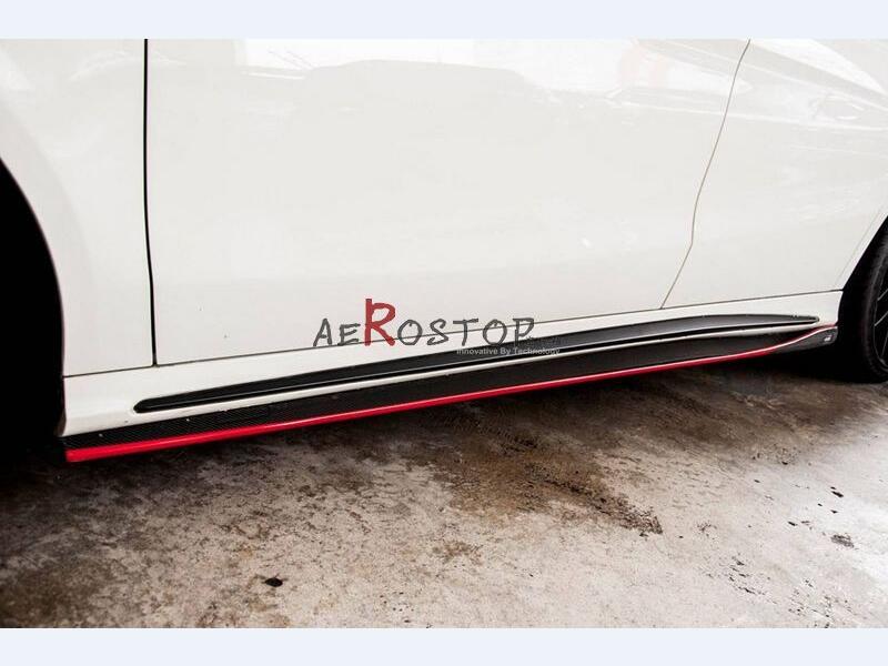 W117 CLA250 CLA45 REVOZPORT STYLE SIDE SKIRT EXTENSIONS