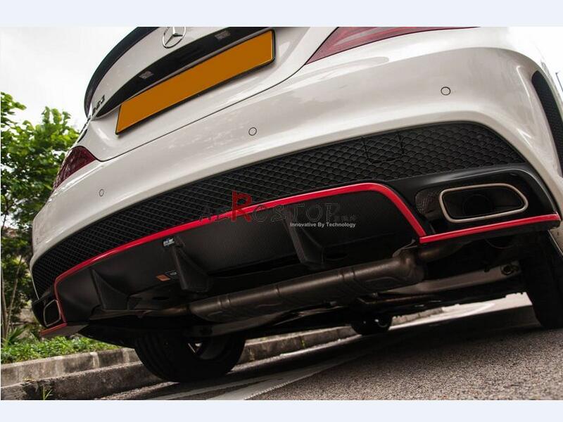 W117 CLA250 CLA45 REVOZPORT STYLE REAR BUMPER DIFFUSER