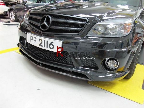 2008-2010 C63 AMG CARLSSON FRONT LIP 3PCS