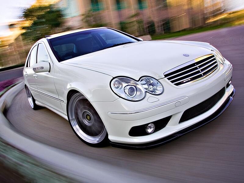 2003-2008 MERCEDES-BENZ W209 CLK-CLASS AMG STYLE FRONT BUMPER