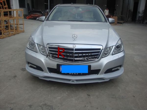 W212 E-CLASS SEDAN CARLSSON FRONT LIP WITH BLADE