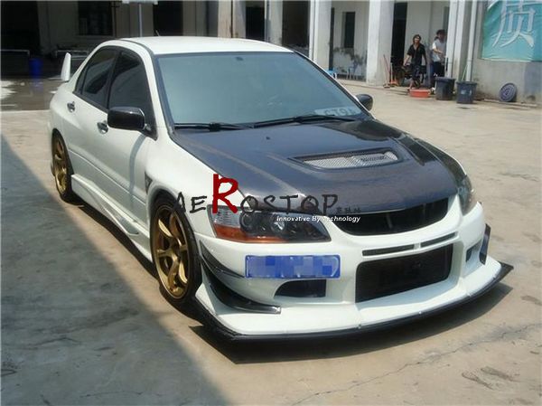 EVOLUTION VIII IX EVO 8 9 VOLTEX CYBER EVO STYLE TYPE-1 FRONT BUMPER WITH CANARD (STREET VERSION)