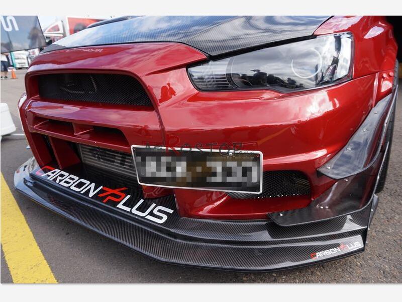 EVOLUTION X EVO 10 VARIS WIDE BODY VER FRONT LIP WITH DIFFUSER