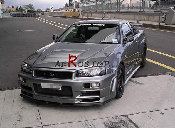 R34 GTR NISMO FRONT LIP(FIT WITH NISMO FRONT BUMPER ONLY)