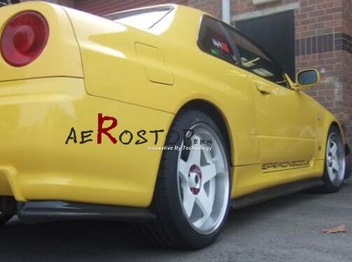 R34 GTR NISMO SIDE SKIRTS EXTENSIONS