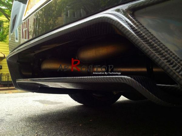 2012- R35 GTR OEM STYLE REAR LIP VALANCE WITH CENTRE GRILLE & HEATSHIELD