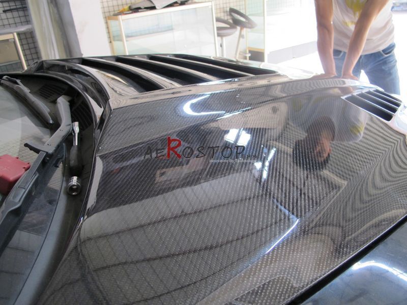 R35 GTR REVOZPORT STYLE HOOD WITH RAIN TRAY