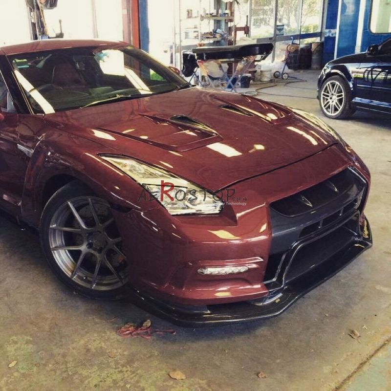 R35 GTR VARIS 13 VER FRONT BUMPER LIP