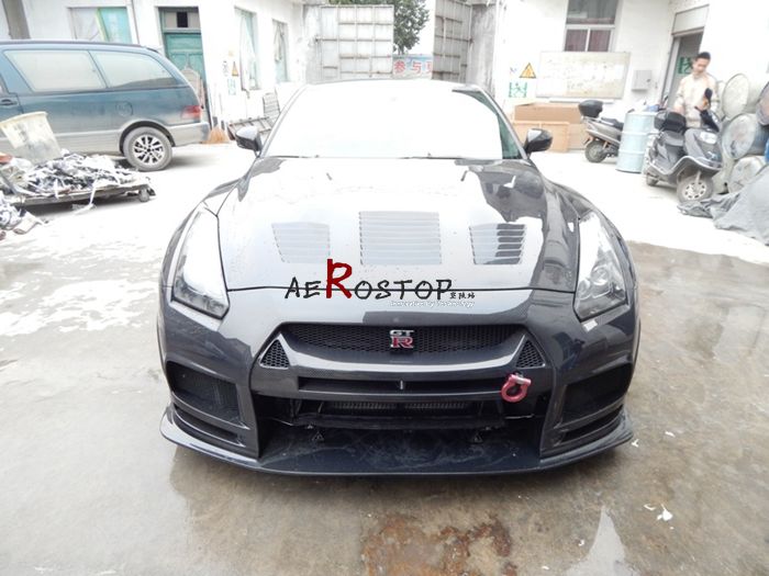 R35 GTR TP STYLE WIDE FRONT BUMPER