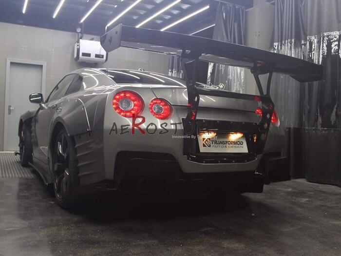 R35 GTR BENSOPRA STYLE GT WING WITH FITTING BRACKETS