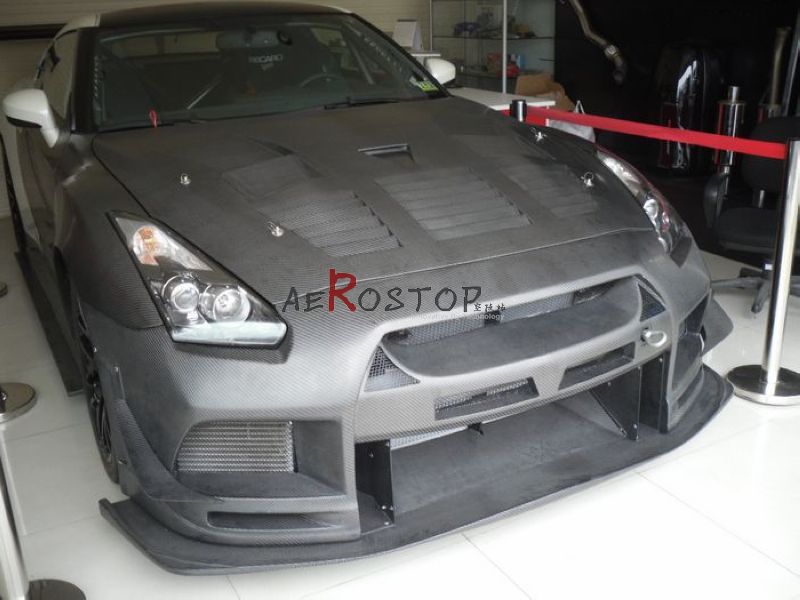 R35 GTR TOP RACING STYLE FRONT BUMPER