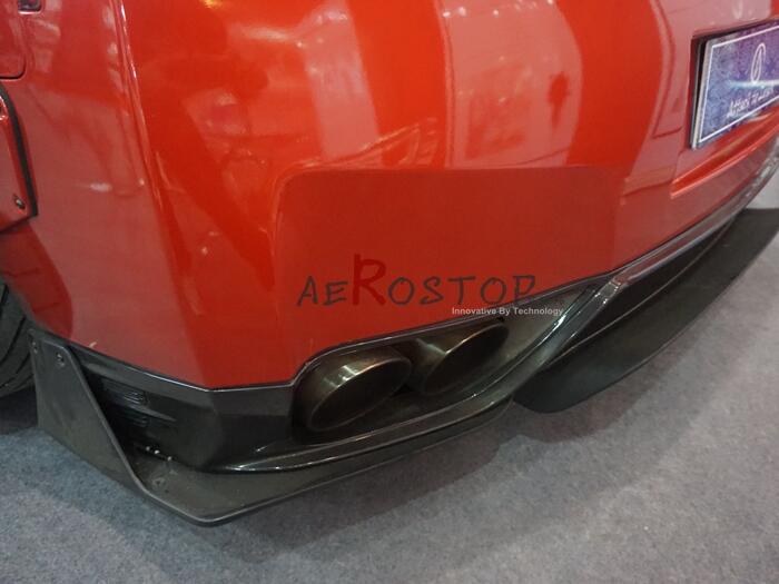 R35 GTR LB PERFORMANCE REAR BUMPER SIDE SPLITTER