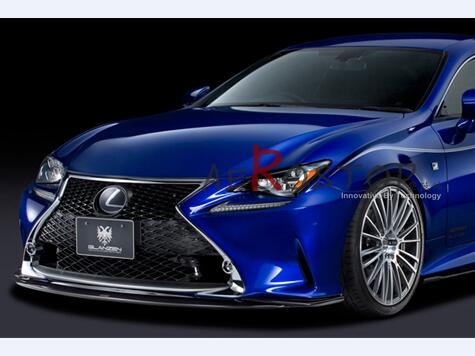 2014- LEXUS RC F-SPORT SILKBLAZE GLANZEN STYLE FRONT LIP