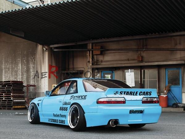 S13 SILVIA ROCKET BUNNY STYLE TRUNK WING