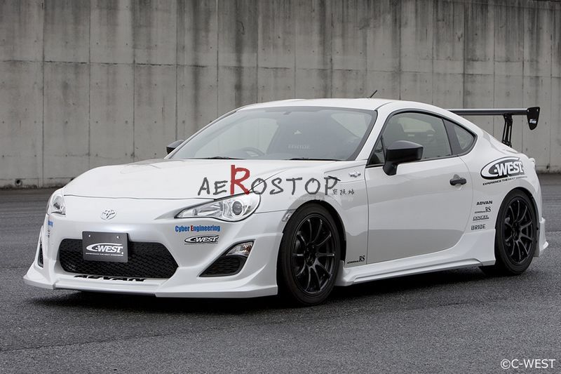 FT86 GT86 FRS C-WEST STYLE FRONT BUMPER HALF SPOILER