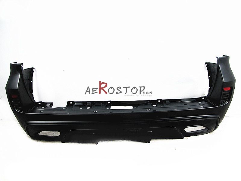 LAND CRUISER LC200 FACELIFT WALD BLACK BISON STYLE REAR BUMPER W/ BRAKE LAMP & RELFECTORS