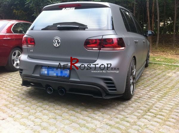 GOLF 6 R20 REVOZPORT REAR BUMPER WITH DIFFUSER