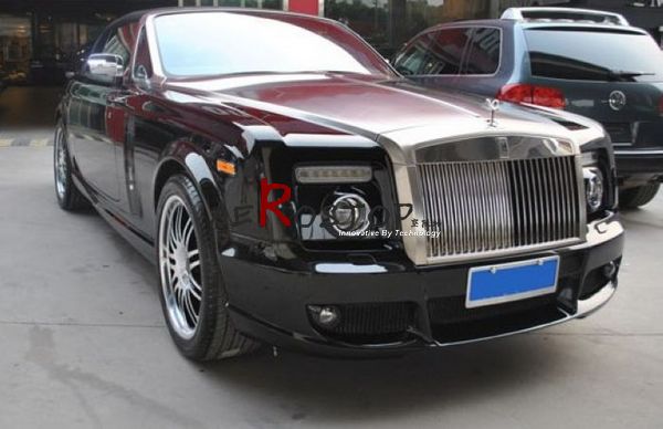 ROLLS ROYCE PHANTOM DROPHEAD COUPE MANSORY STYLE FRONT BUMPER W/ FOG LAMPS